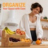 HOMESTEAD Bamboo Pantry Storage Bins – Potato & Onion Storage