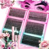 Kit De Extensiones De Pestanas 740pcs C/ Pegamento 30d40d50d