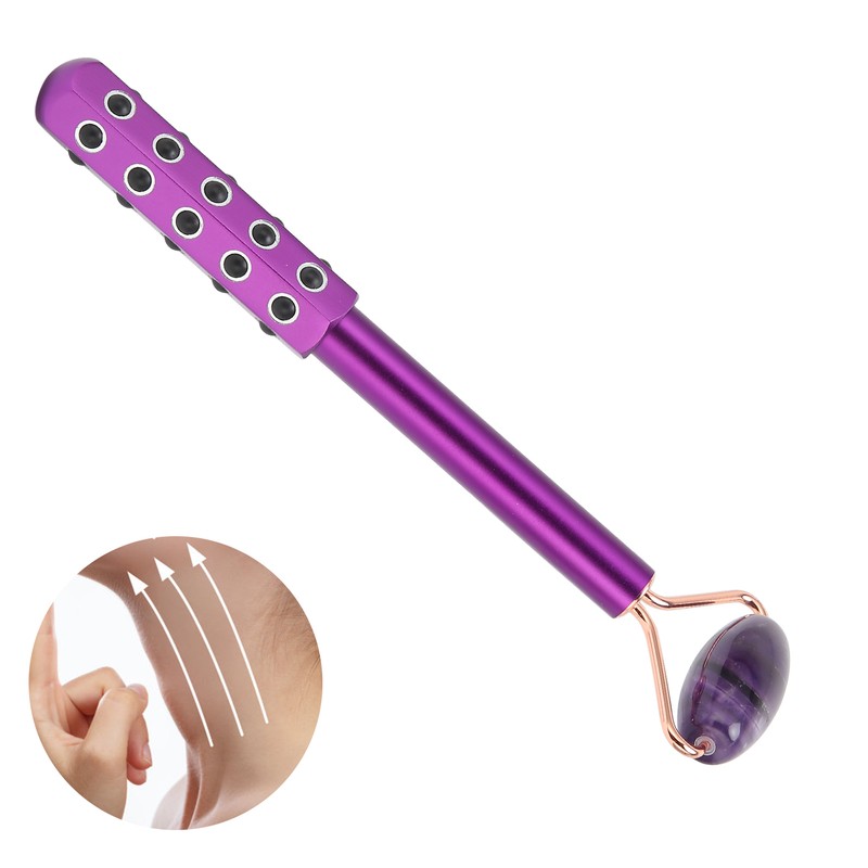 Double Head Germanium Face Massage Roller Portable Facial Skin Tightening