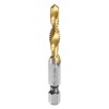 sourcing map Combination Drill and Tap Bit, SAE 1/4-20NC Thread