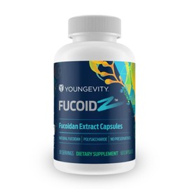 Youngevity FucoidZ - Pure Organic Maritech Fucoidan Extract & Cofactors (Vitamin C, Zinc, Elderberry + Botanical Blend) - Immune Support - Super Antioxidant - 60 Capsules