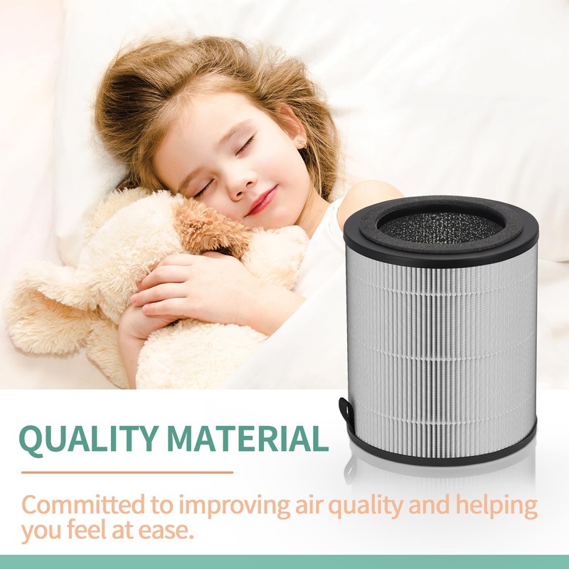 JF100 Replacement Filter Compatible with Jafanda Air Purifier Replacement Filter