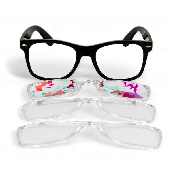 GloFX Snap On Glasses: Interchangeable Snap-On Lens Diffraction Effects |