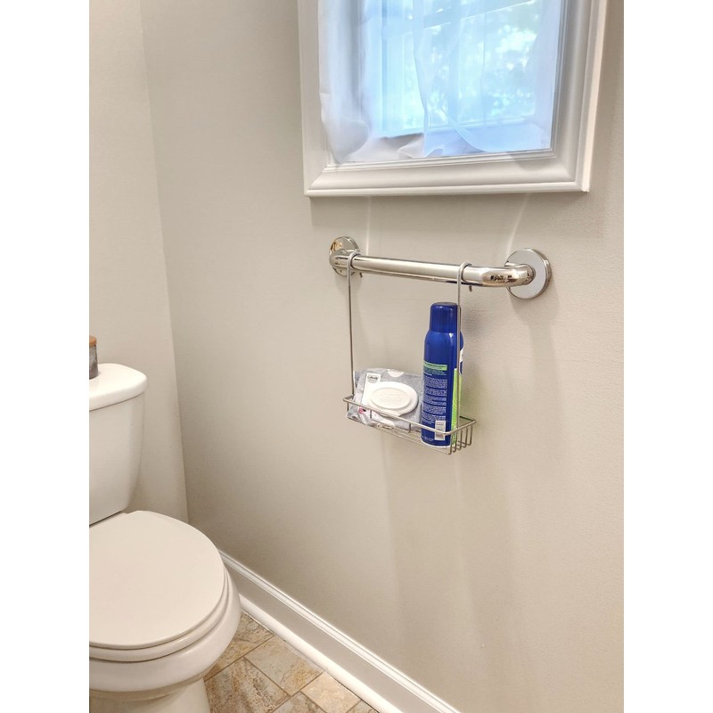 Polished Stainless Universal Wire Accessory Tray for 1.25" OD Grab