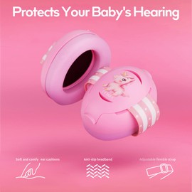 Baby Headphones for Noise - Baby Ear Protection for Babies and Toddlers up to 36 Months - Babies Noise Cancelling Headphones - Infant Ear Protection Earmuffs Against Hearing Damage