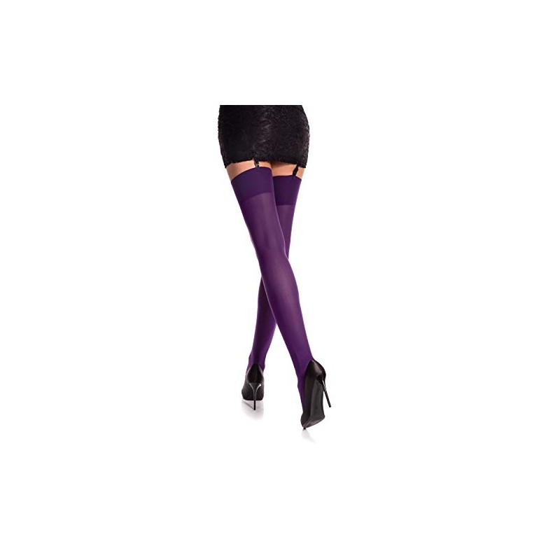 Romartex Stockings 40 Denier Opaque Plain, XL, purple