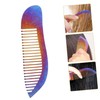 WOONEKY Portable Static Hairdressing Comb Lightweight Titanium Alloy Styling Comb