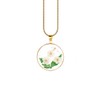 Mint & Lily Pressed Birth Flower Necklace