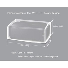 Dust Cover Compatible with Canon PIXMA TR4520/MX492/TR4720/TR4550/TR4551/MX495/MX492/TR4650/TR4651/Compatible with EPSON Stylus Color 670/740/740i -17.2x11.7x7.5 inch