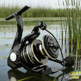 Rooblinos NX Spinning Reel 5.2:1 Gear Ratio Nylon Material Suitable for Fishing in Streams and Lakes Fishing ReelSpool Capacity: 7000 Series