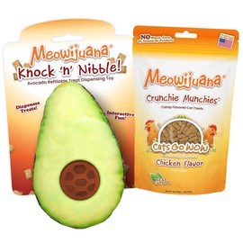 Meowijuana | Knock N' Nibble Avocado & Chicken Treat Bundle