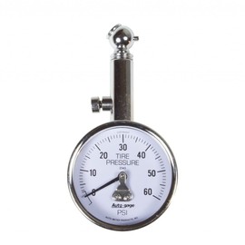 AutoMeter Gauge Tire Pressure 60 PSi Peak/Hold Mechanical