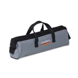 BBQ Tool Set with Case/Bag and Thermometer, Heavy Duty Stainless Steel Grill Utensils Kit, Grill Fork, Built-in Meat Thermometer, Long Handle Spatula, Tongs, Maverick AK-75