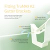 TruMAX K2 Gutter Bracket C8043 Conservatory Guttering Replacement - White