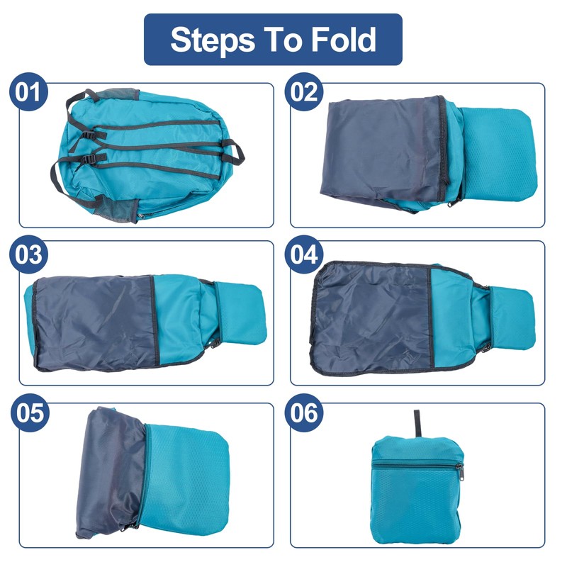 Alitifiy Lightweight Foldable Backpacks, 30L Packable Waterproof Small Hiking Bags