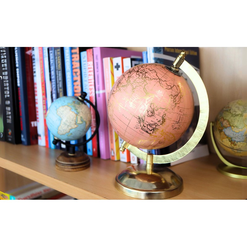 EXERZ Decorative Globe Gold 13cm (13cm Gold Base)