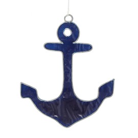 Nautical Anchor Resin Suncatcher: Seaside Charm Window Decor, Ocean Holiday Souvenir - Something Different Wholesale