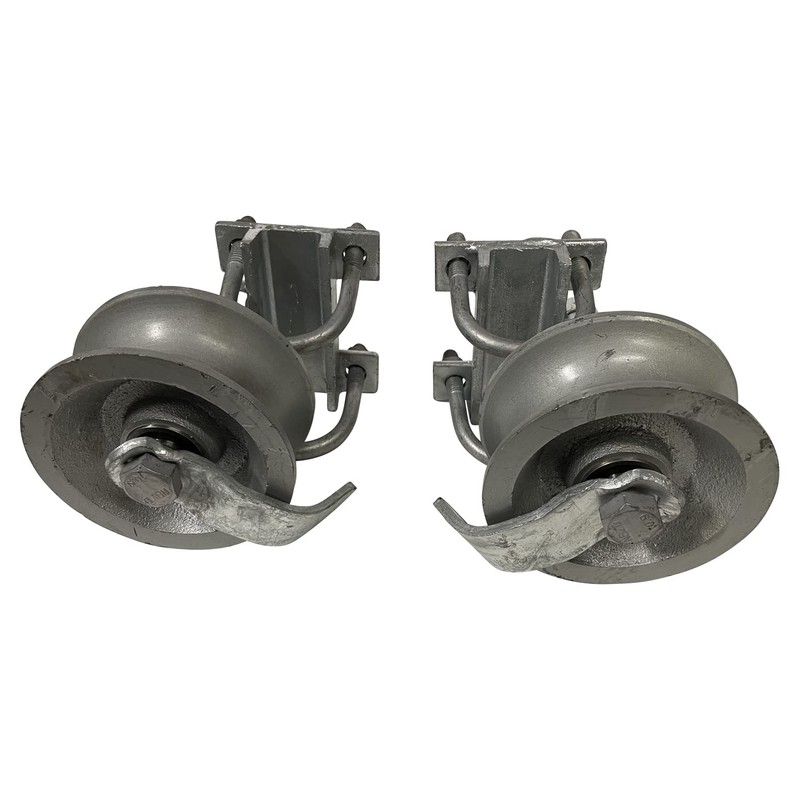 Rear Pipe Track Wheels for Chain Link Sliding Gates-by Sourdough
