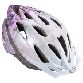 Schwinn Thrasher Bike Helmet for Adult Men Women Age 14+ with Suggested Fit 58-62cm, No Light Option, Lightweight with Adjustable Side and Chin Strap, Bike Accessories, Pink/Purple