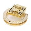 5Pcs Purse Clasp Alloy Material High Hardness Long Service Life
