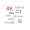 hb-digital 1x SAT Window Feed-Through Flat Flexible Nickel-Plated Contacts White