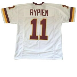Mark Rypien White Jersey Stitched Custom Football New No Brand/Logos (US, Alpha, X-Large, Regular, Regular, White)