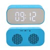 Alarm Clock Mirror Electronic Intelligent Noise Reduction 45MM Loudspeaker Double