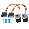 X AUTOHAUX 2 Set Turn Signal Light Socket Brake Lamp