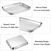 Deedro Baking Sheet with Rack Set [2 Sheets + 2