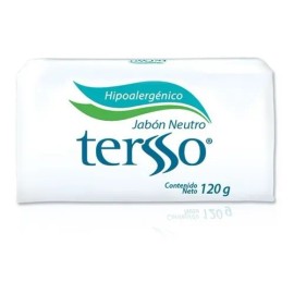 Jabón Tersso Neutro Hipoalergénico 120g Para Piel Sensible Cuidado Corporal