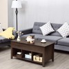 hysache Lift Top Coffee Table, Minimalist Wooden Coffee Table w/Hidden