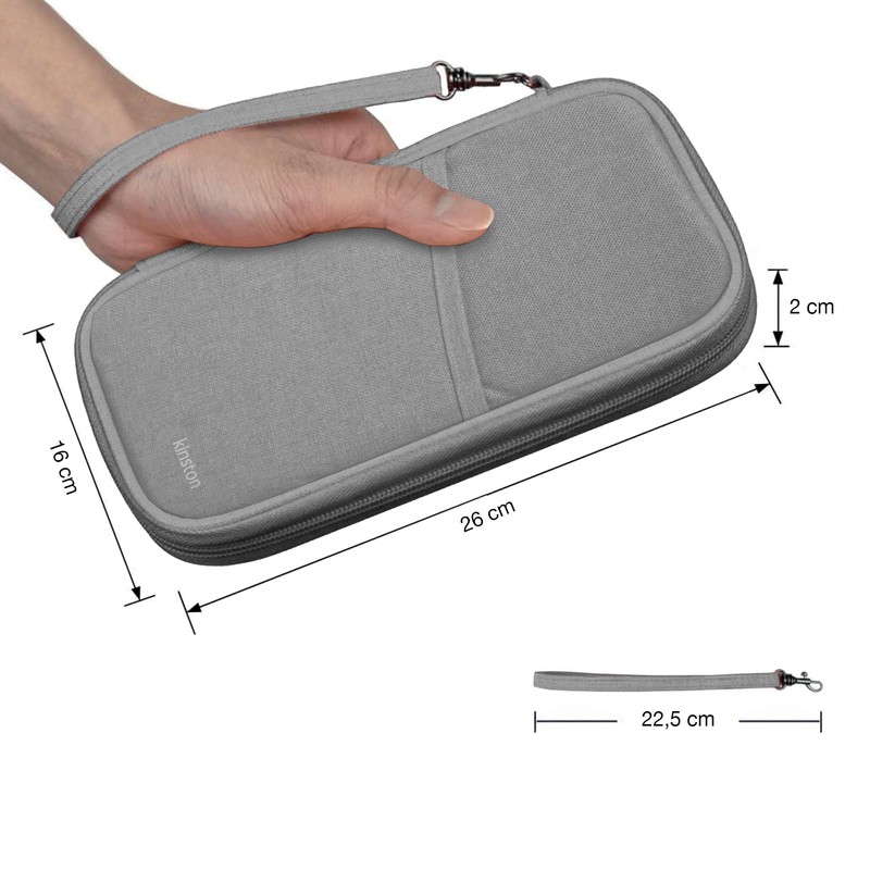 KINSTON Family Travel Wallet - Passport Organizer - Passport /