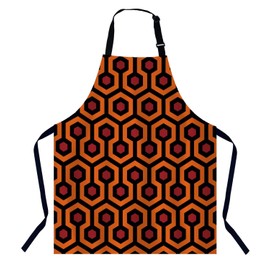 BGBDEIA Carpet Pattern Apron for Women Men, Adjustable Apron Cooking Kitchen Chef Apron for Home Kitchen, Baking Gardening BBQ, Coffee House, Restaurant