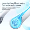 JISULIFE Portable Neck Fan, Hands-Free Bladeless, 5 Speeds, 4000 mAh