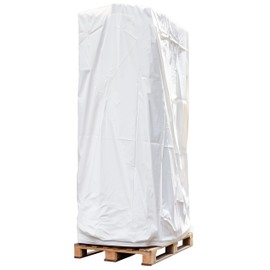 HASKYY XXXL Protective Cover 250 x 130 x 90 cm – Universal Cover for Pallets Grid Box Grill Beach Chairs Garden Furniture – Waterproof PE Protective Cover – Extra High – UV-Resistant