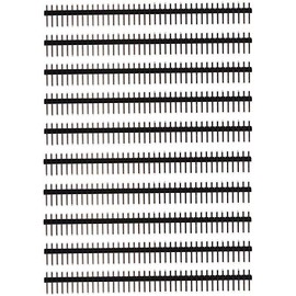 HALJIA 10 PCS 40pi Header Connector 2.54 mm Single Row Male Pin Header Strip
