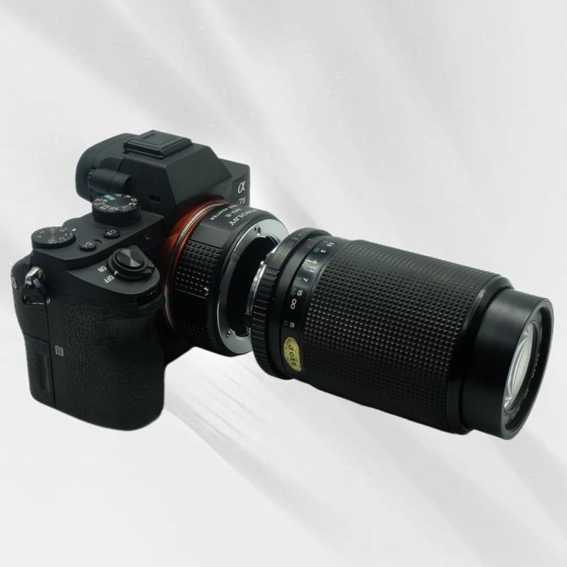 PHOLSY Manual Lens Adapter: Compatible with Minolta Rokkor MD (MC/SR)