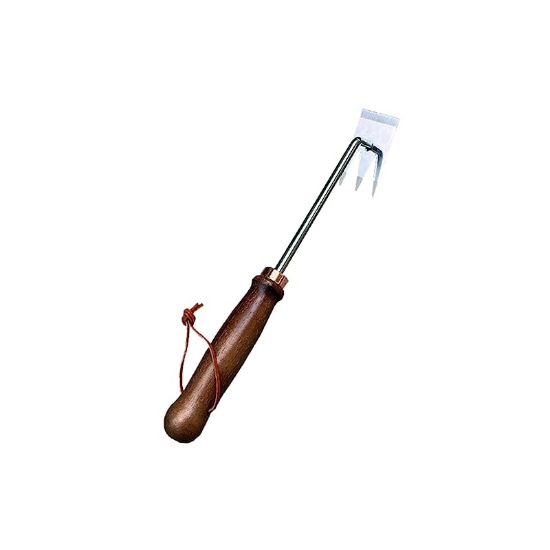 QUINTRA Rake, Weeder, Weeding Tool, Multi-Purpose Mowing Tool, Stainless Steel,