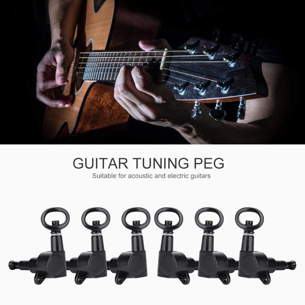 Guitar Tuning Pegs Set, 6 Pieces, For Caustic/Electric Guitar, Machine
