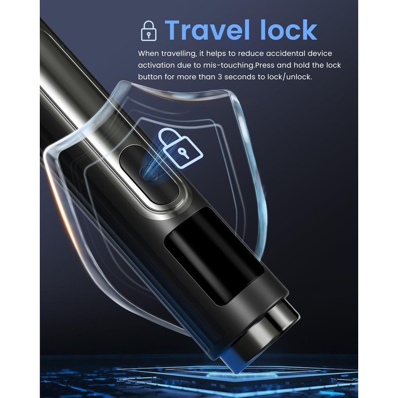 Back Shaver for Men with Extendable Long Handle, 3-in-1 Replaceable
