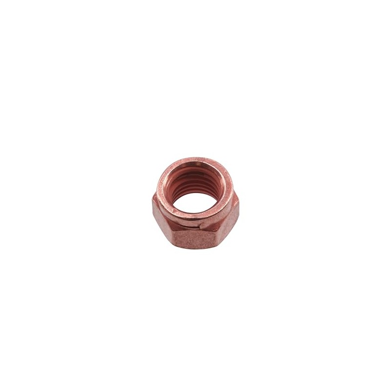 Connect 30738 Copper Flashed Nut Slotted Lock M10 x 1.5