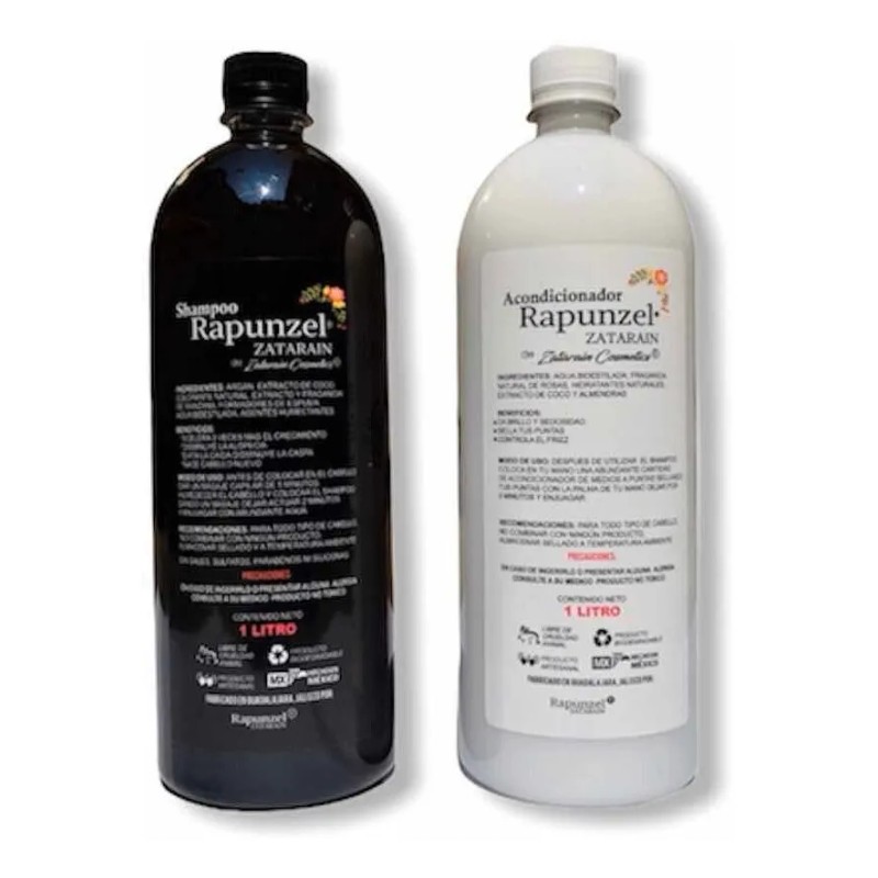 Shampoo Rapunzel Y Acondicionador Zatarain Yeguada