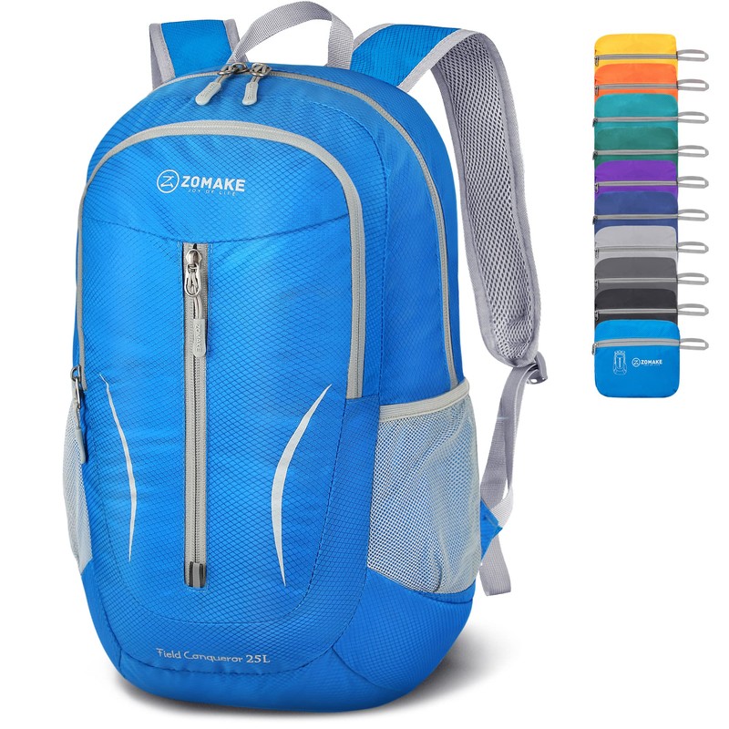 ZOMAKE Ultra Lightweight Foldable Backpack - Packable Foldable Rucksack 25L
