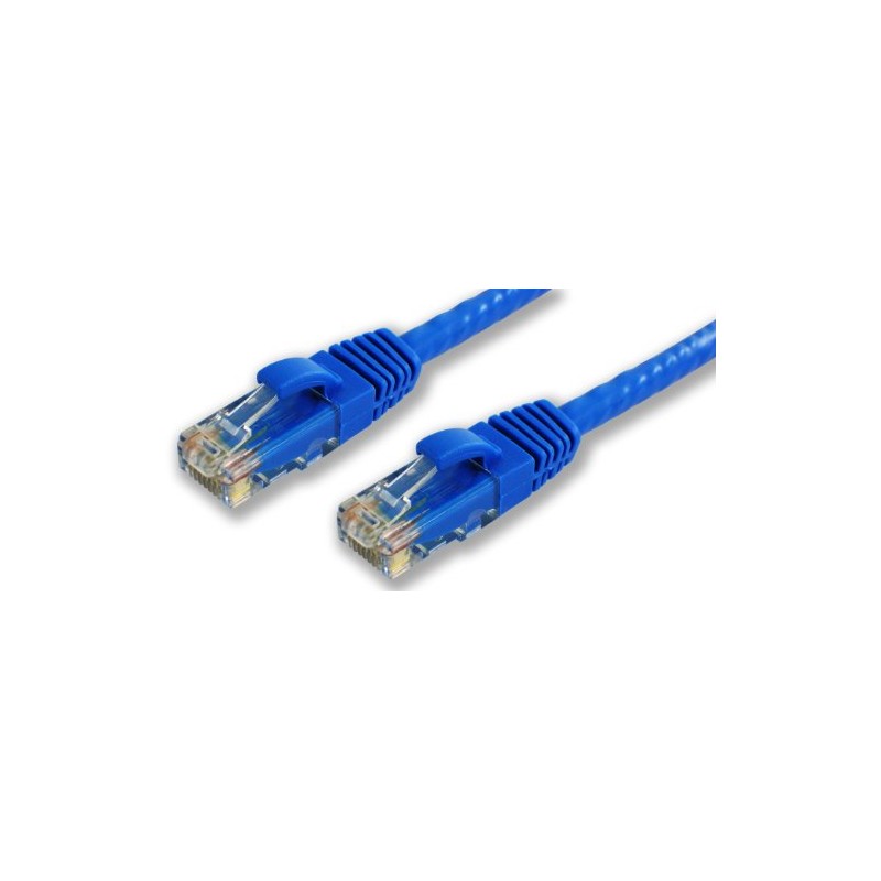 Lynn Electronics CAT6-14-BLB 14-Feet Booted Patch Cable, Blue, 5-Pack