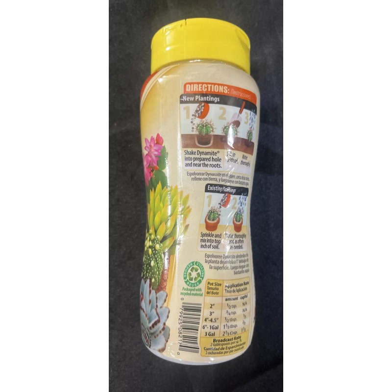 Dynamite Sun Bulb Cactus and Succulent Food ~ New