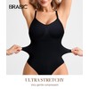BRABIC Women's Backless Shapewear Bodysuit Tummy control Thong Seamless Body