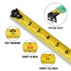 DURATECH Magnetic Tape Measure 25FT with Fractions 1/8, Retractable Measuring