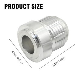 Zreneyfex 2Pcs 10AN Male Flare Weld in Bung Fittings Hose Adapter Male Weld in Bung Fittings Hose Adapter for Oil Pan Valve Cover Fuel Tank Fuel Oil Hose Tank Aluminum