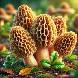 22Day Seeds: Morel Mushrooms Spores/Morchella esculenta/Non GMO/Heirloom