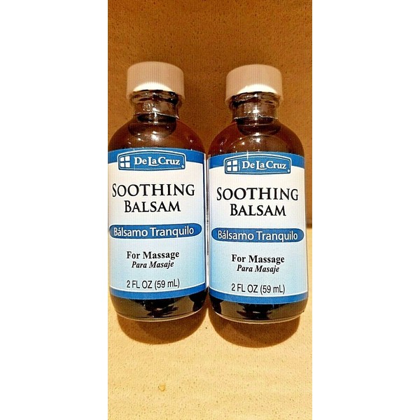 2 Pack- Soothing Balsan For Massage/ Balsamo Tranquilo  Para Masage 2 Oz